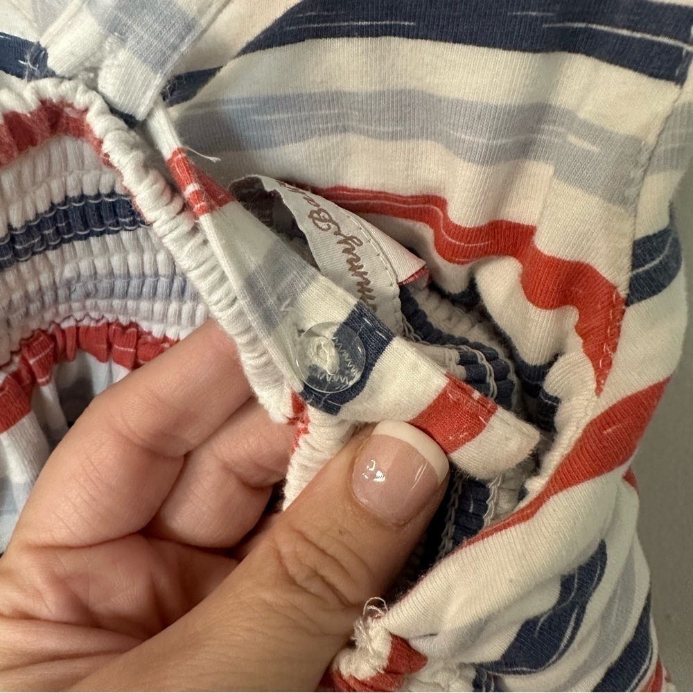 Tommy Bahama Kid Sleeveless Red White & Blue Stripe Cotton Dress Sz 5 (Girl) GUC - Picture 8 of 11